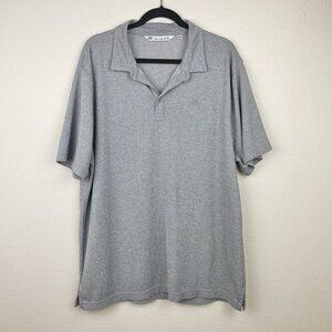 Travis Matthew Men's XXL Polo Shirt Golf Short Sleeve Golfing Grey Athletic